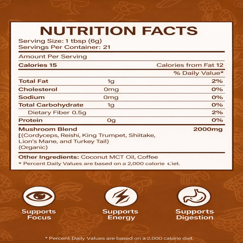 Mushroom Coffee Powder