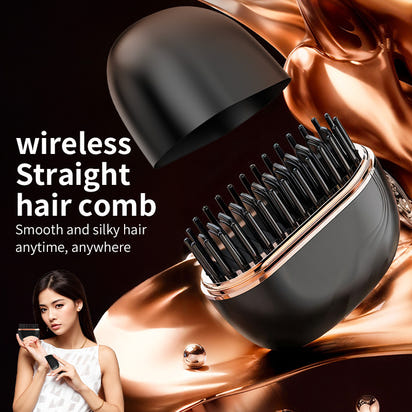 Wireless Mini Hair Straightening Comb