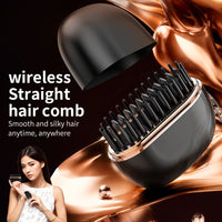 Wireless Mini Hair Straightening Comb