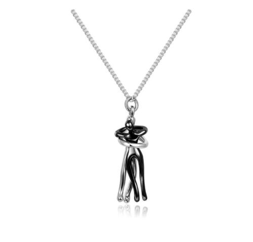 Love Hug Necklace Unisex Couple Valentine’s Clavicle Chain