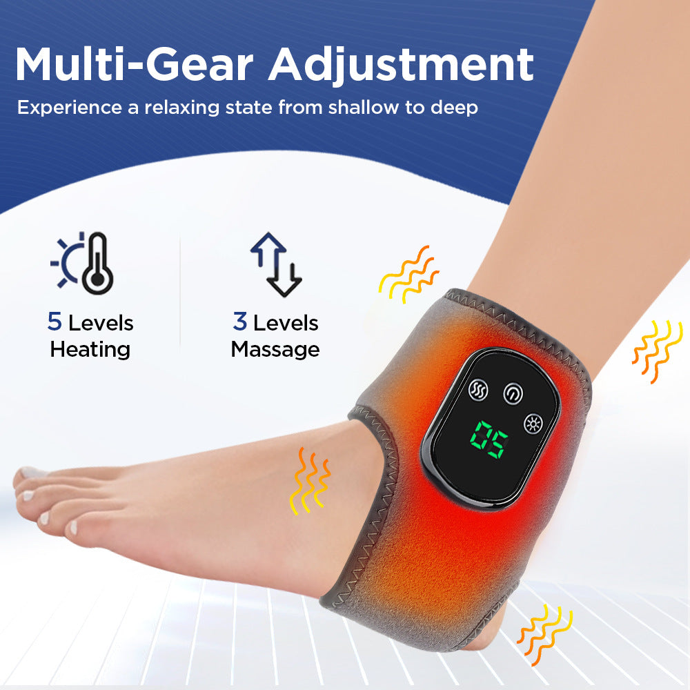 Instant Ankle Pain Relief with Heat & Vibration Therapy