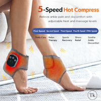 Instant Ankle Pain Relief with Heat & Vibration Therapy