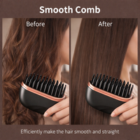 Wireless Mini Hair Straightening Comb