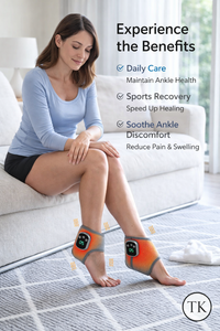 Instant Ankle Pain Relief with Heat & Vibration Therapy
