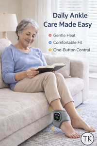 Instant Ankle Pain Relief with Heat & Vibration Therapy