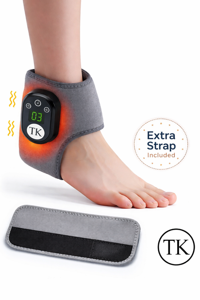 Instant Ankle Pain Relief with Heat & Vibration Therapy