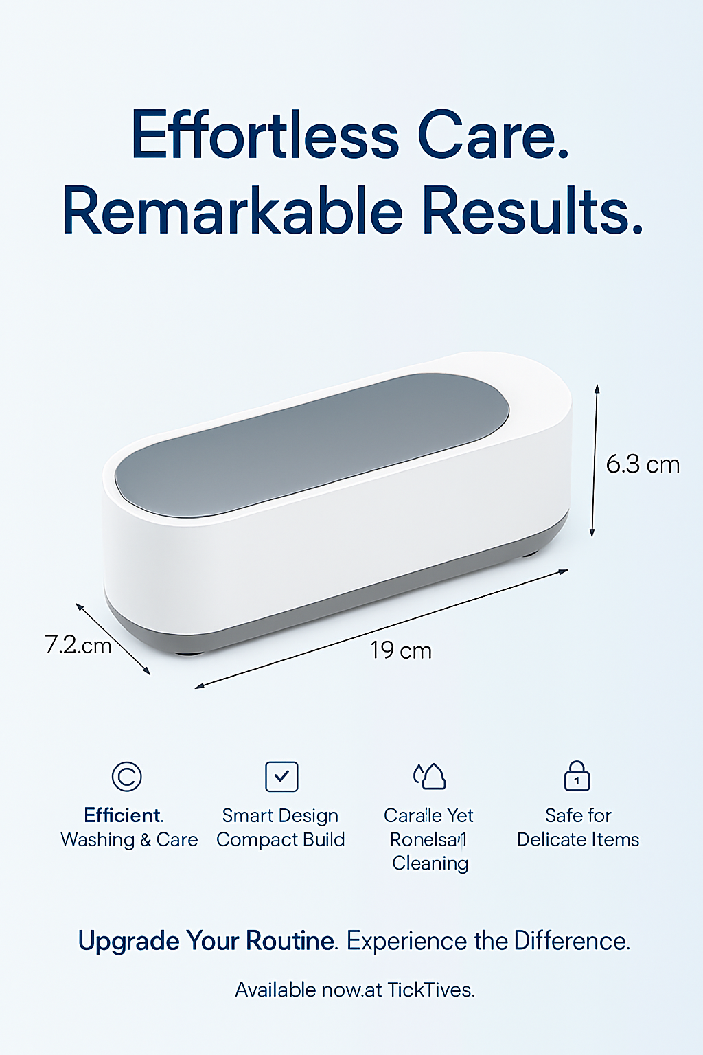Pro Portable Ultrasonic Cleaner Ticktives