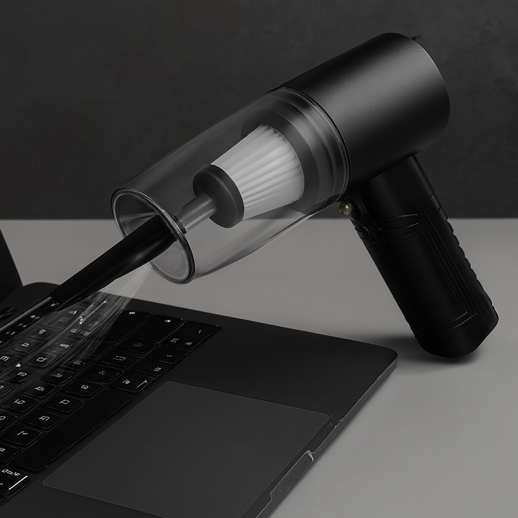 Powerful Mini Car Vacuum Cleaner. Dual-Purpose Handheld Auto Cleaner Ticktives