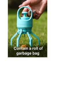 Portable Dog Poop Scooper with Bag Dispenser Ticktives